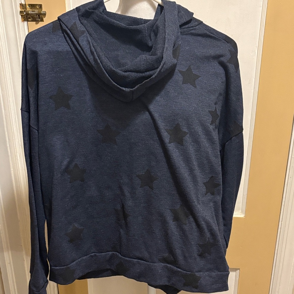 Workshop Republic Clothing Dark Blue Hoodie - Picture 3 of 3